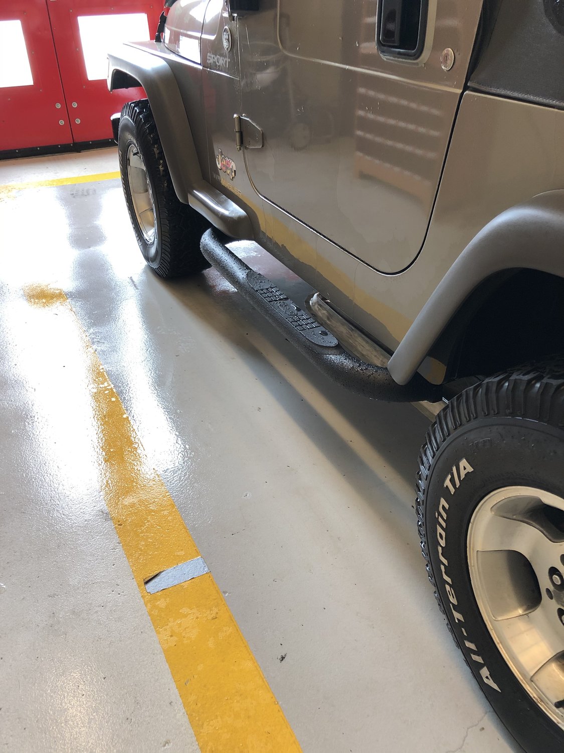 Quadratec QR3 Heavy Duty Side Steps for 8706 Jeep Wrangler YJ, TJ